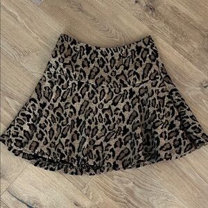 Free People Leopard Print Women's Skirt